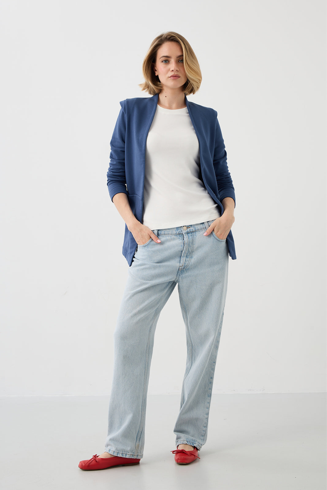 Marynarka OPEN OFFICE new denim
