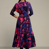 Sukienka OPERA print Dreamworld orange & violet