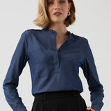 NEW CHIC SHIRT navy blue jeans