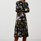 KLIN LADY dress Warsaw birds print