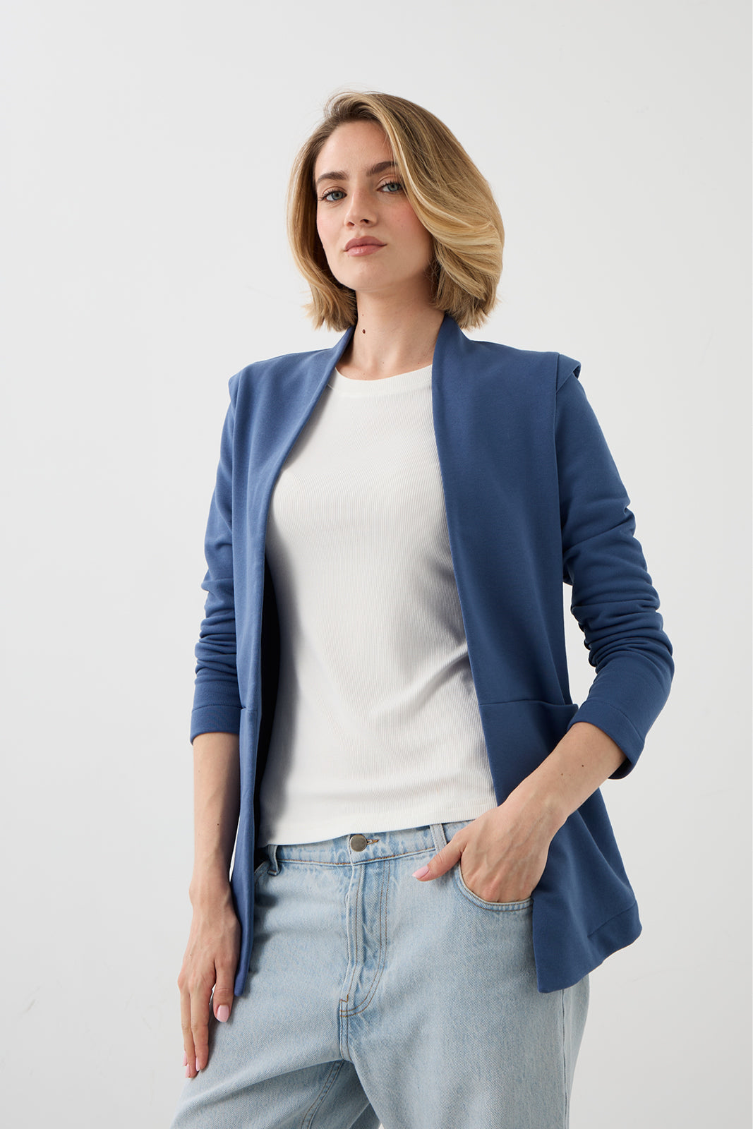 Marynarka OPEN OFFICE new denim