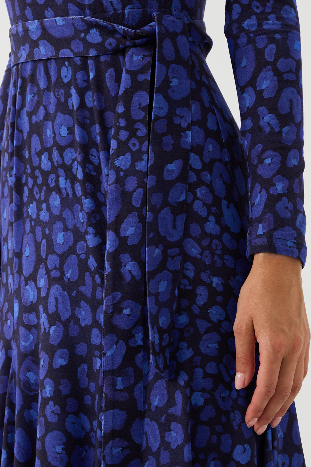 Sukienka KLIN LADY print leo art blue