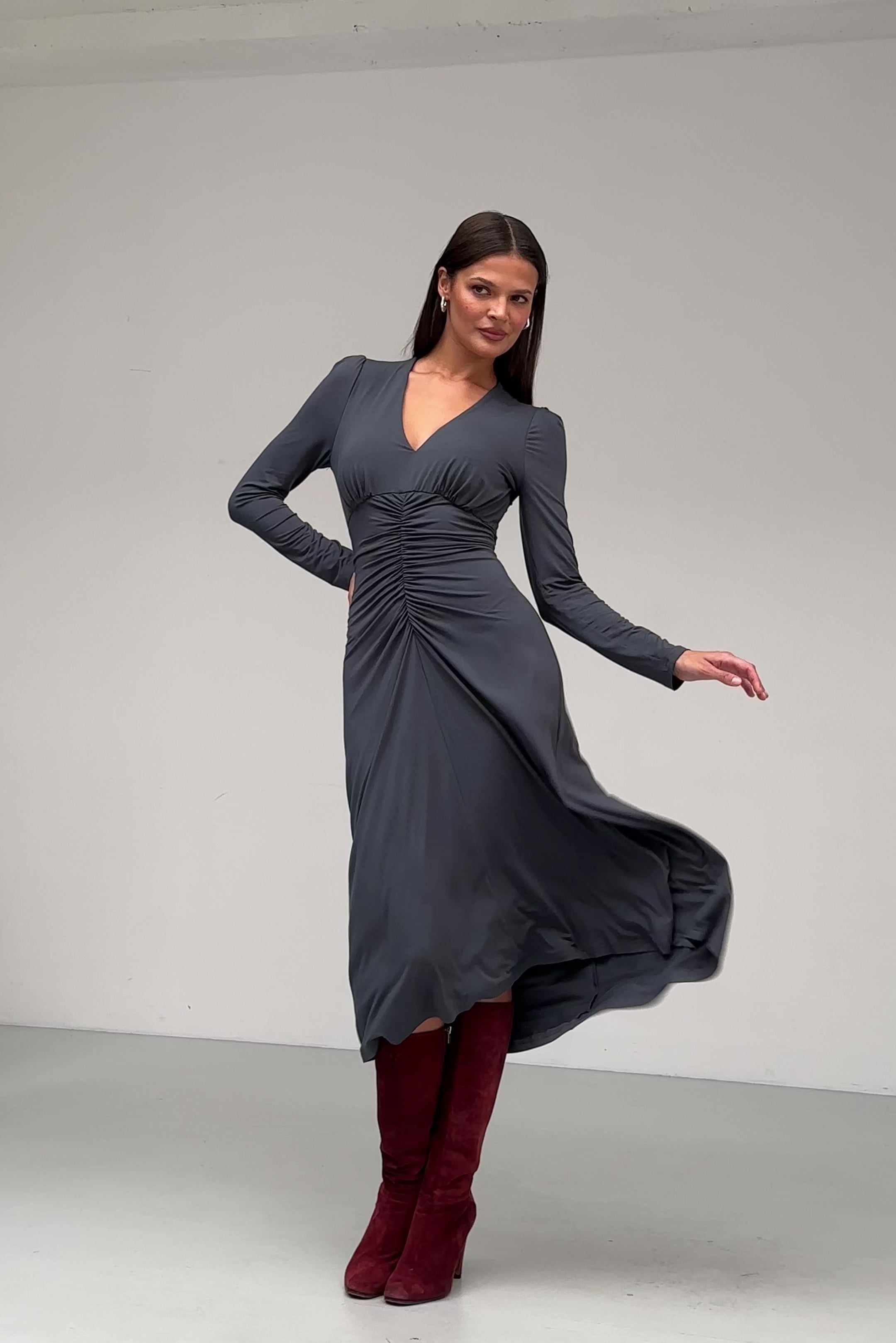 Sukienka MUSE dark petrol