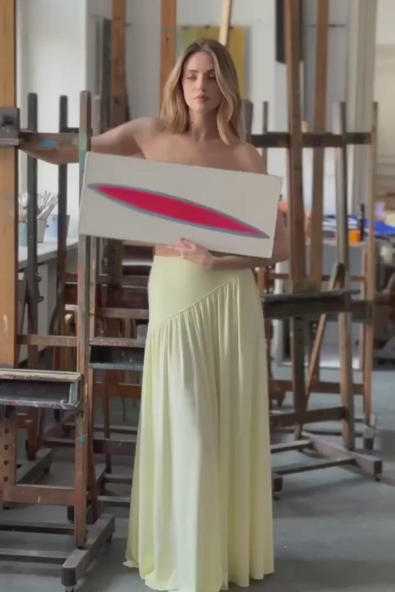 HIPS DON'T LIE MAXI krem cytrynowy