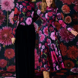 Dress LET’S DANCE dahlias print
