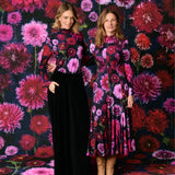 Dress LET’S DANCE dahlias print