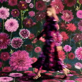 Dress LET’S DANCE dahlias print