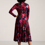 Dress LET’S DANCE dahlias print