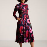 Dress LET’S DANCE dahlias print