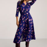 Sukienka LIBERTY DRESS print risk'n'roses blue