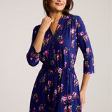 Sukienka LIBERTY DRESS print risk'n'roses blue