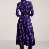 Sukienka LIBERTY DRESS print risk'n'roses blue