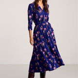 Sukienka LIBERTY DRESS print risk'n'roses blue