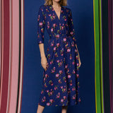 Sukienka LIBERTY DRESS print risk'n'roses blue