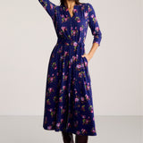 Sukienka LIBERTY DRESS print risk'n'roses blue