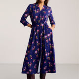 Sukienka LIBERTY DRESS print risk'n'roses blue