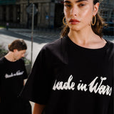 T-shirt MY TIME black Swanski Studio embroidery