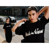 T-shirt MY TIME black Swanski Studio embroidery